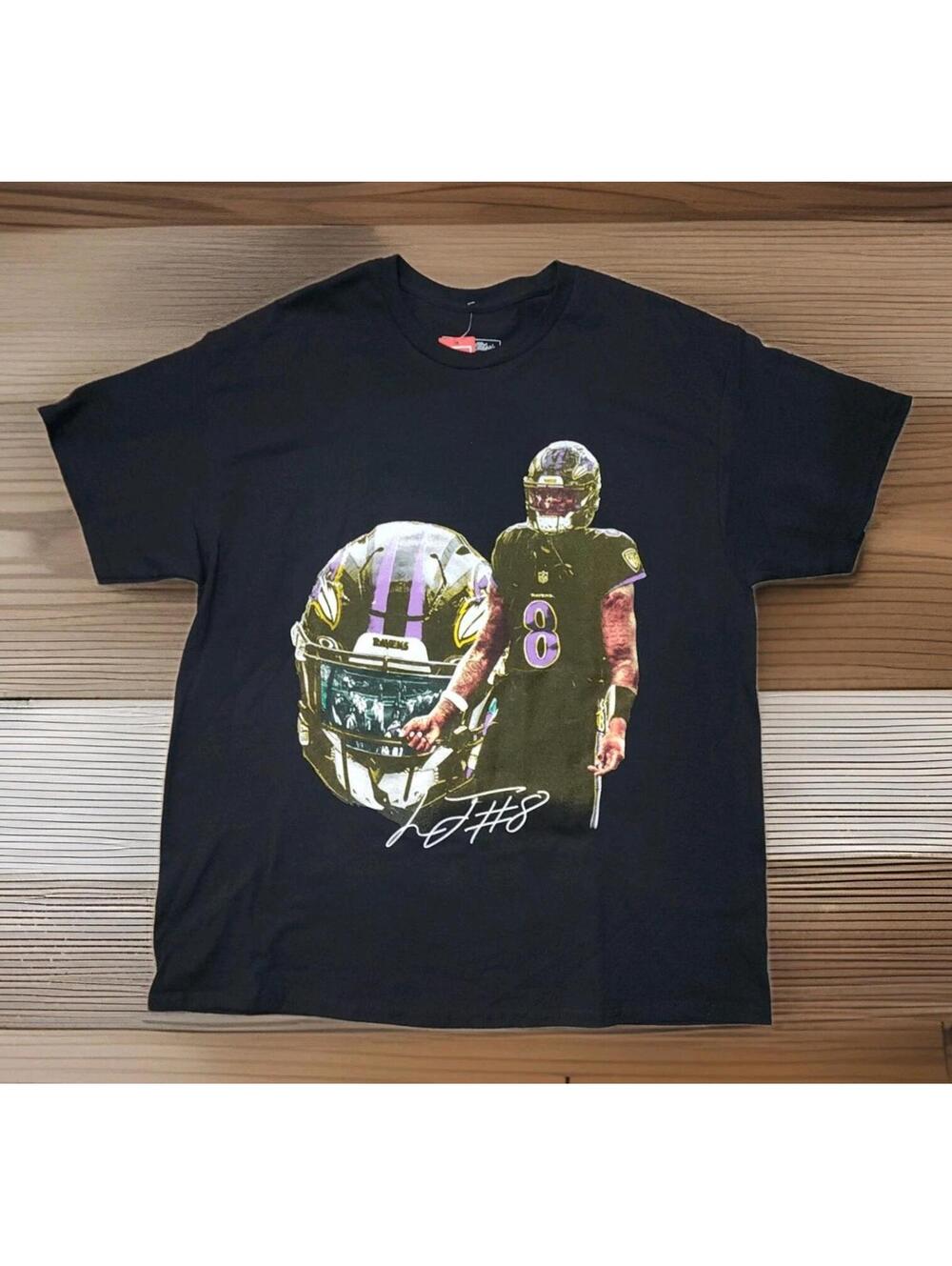 Headgear Classics Lamar Jackson Graphic Shirt SIZE XL